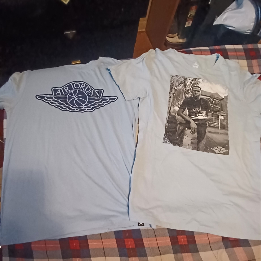 Air Jordan T Shirts. NEW without Tags. Size Large